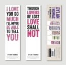 Dylan Thomas Bookmarks Pack 2 - Book