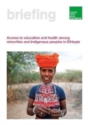 Access to education and health among minorities and indigenous peoples in Ethiopia - Book