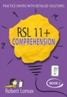 RSL 11+ Comprehension : Volume 2 - Book