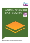 SQE2 Written Skills for Lawyers 2e - Book