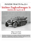 Panzer Tracts No.22-1: leichter Zugkraftwagen 1t (Sd.Kfz.10) Ausf.A & B - Book