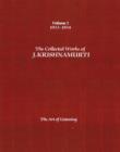 The Collected Works of J.Krishnamurti  - Volume I 1933-1934 : The Art of Listening - Book