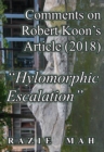Comments on Robert Koons's Essay (2018) "Hylomorphic Escalation" - eBook