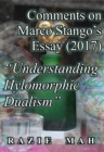 Comments on Marco Stango's Essay (2017) "Understanding Hylomorphic Dualism" - eBook
