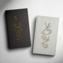 Our Wedding Vows : A Set of Heirloom-Quality Vow Books with Foil Accents and Hand Drawn Illustrations - Book