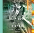 The Last List of Miss Judith Kratt - eAudiobook