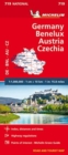 Germany, Benelux, Austria, Czech Republic - Michelin National Map 719 : Map - Book