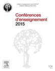 Conferences d'enseignement 2015 - eBook