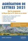 Agregation de Lettres 2021. Tout le programme du Moyen Age au XXe siecle en un volume - eBook