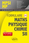 Formulaire MPSI/MP - Maths - Physique-chimie - SII - Nouveaux programmes - eBook