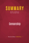 Summary: Censorship : Review and Analysis of Brian Jennings's Book - eBook