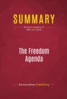 Summary: The Freedom Agenda : Review and Analysis of Mike Lee's Book - eBook