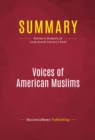 Summary: Voices of American Muslims : Review and Analysis of Linda Brandi Cateura's Book - eBook