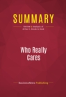 Summary: Who Really Cares - eBook