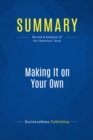 Summary: Making It on Your Own - eBook