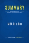 Summary: MBA in a Box - eBook