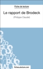 Le rapport de Brodeck : Analyse complete de l'oeuvre - eBook
