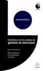 Entretiens sur les notions de genese et structure - eBook