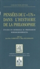 Pensees de l'un dans l'histoire philosop : Etude en hommage du professeur Werner Beierwaltes - eBook