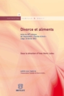 Divorce et aliments - eBook