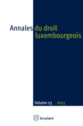 Annales du droit luxembourgeois : Volume 23 - 2013 - eBook