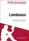 Lambeaux de Charles Juliet (Fiche de lecture) - eBook