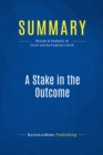 Summary: A Stake in the Outcome - eBook