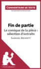Fin de partie - Le comique de la piece : selection d'extraits - Samuel Beckett (Commentaire de texte) : Commentaire et Analyse de texte - eBook