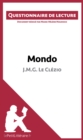 Mondo de J.M.G. Le Clezio (Questionnaire de lecture) : Questionnaire de lecture - eBook