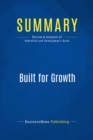 Summary: Built for Growth - eBook