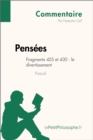 Pensees de Pascal - Fragments 425 et 430 : le divertissement (Commentaire) : Comprendre la philosophie avec lePetitPhilosophe.fr - eBook