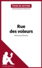 Rue des voleurs de Mathias Enard (Fiche de lecture) : Analyse complete et resume detaille de l'oeuvre - eBook