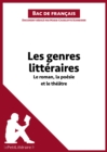 Les genres litteraires - Le roman, la poesie et le theatre (Bac de francais)) : Reussir le bac de francais - eBook