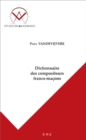Dictionnaire des compositeurs francs-macons - eBook