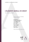L'element moral en droit - eBook