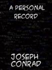 A Personal Record - eBook