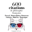 600 citations de philosophie francaise - eAudiobook