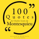 100 Quotes by Charles Louis de Montesquieu - eAudiobook