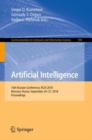 Artificial Intelligence : 16th Russian Conference, RCAI 2018, Moscow, Russia, September 24-27, 2018, Proceedings - eBook