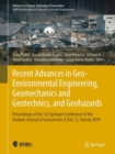 Recent Advances in Geo-Environmental Engineering, Geomechanics and Geotechnics, and Geohazards : Proceedings of the 1st Springer Conference of the Arabian Journal of Geosciences (CAJG-1), Tunisia 2018 - eBook