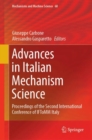 Advances in Italian Mechanism Science : Proceedings of the Second International Conference of IFToMM Italy - eBook
