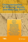 Characterization of Minerals, Metals, and Materials 2019 - eBook