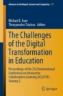 The Challenges of the Digital Transformation in Education : Proceedings of the 21st International Conference on Interactive Collaborative Learning (ICL2018) - Volume 2 - eBook