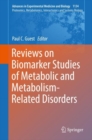 Reviews on Biomarker Studies of Metabolic and Metabolism-Related Disorders - eBook