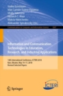 Information and Communication Technologies in Education, Research, and Industrial Applications : 14th International Conference, ICTERI 2018, Kyiv, Ukraine, May 14-17, 2018, Revised Selected Papers - eBook