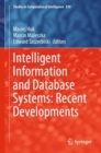 Intelligent Information and Database Systems: Recent Developments - eBook