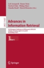 Advances in Information Retrieval : 41st European Conference on IR Research, ECIR 2019, Cologne, Germany, April 14-18, 2019, Proceedings, Part I - eBook
