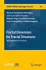 Fractal Dimension for Fractal Structures : With Applications to Finance - eBook