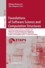 Foundations of Software Science and Computation Structures : 22nd International Conference, FOSSACS 2019, Held as Part of the European Joint Conferences on Theory and Practice of Software, ETAPS 2019, - eBook