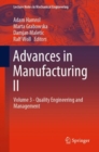 Advances in Manufacturing II : Volume 3 - Quality Engineering and Management - eBook